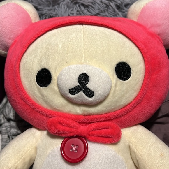 Rilakkuma Strawberry 13.5 plush - Picture 3 of 5